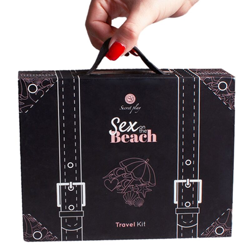 SECRETPLAY – KIT DE VOYAGE SEXE SUR LA PLAGE (ES/EN/DE/FR/NL/PT)