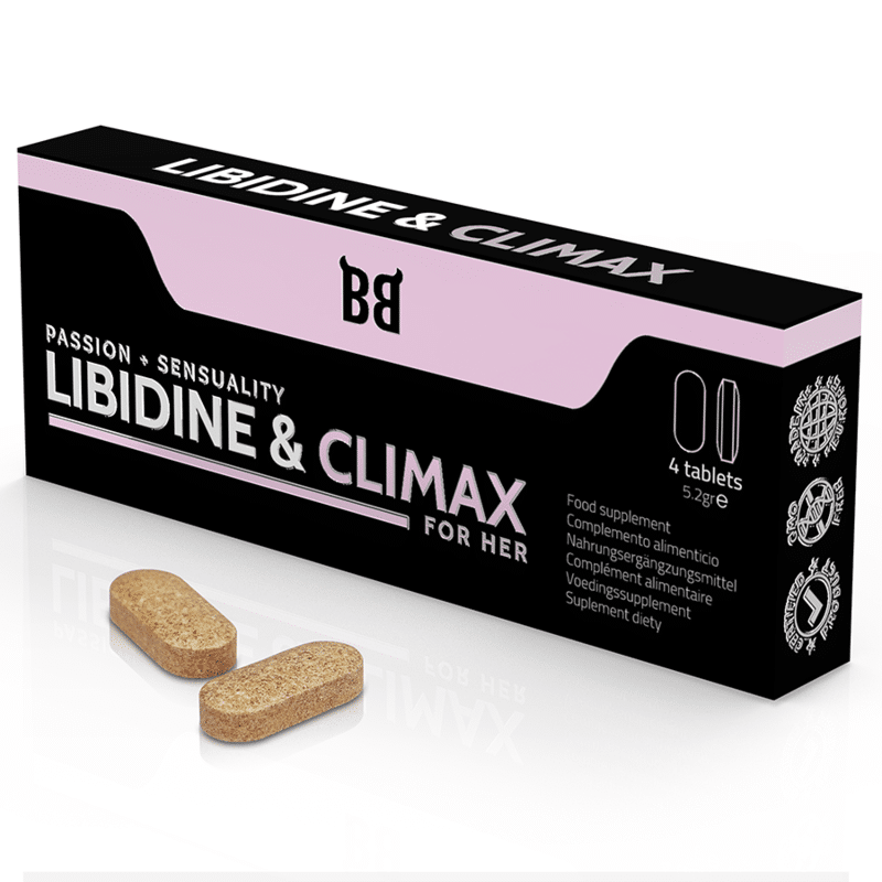 BLACK BULL – AUGMENTATION DE LIBIDINE ET CLIMAX L BIDO POUR FEMMES 4 GÉLULES