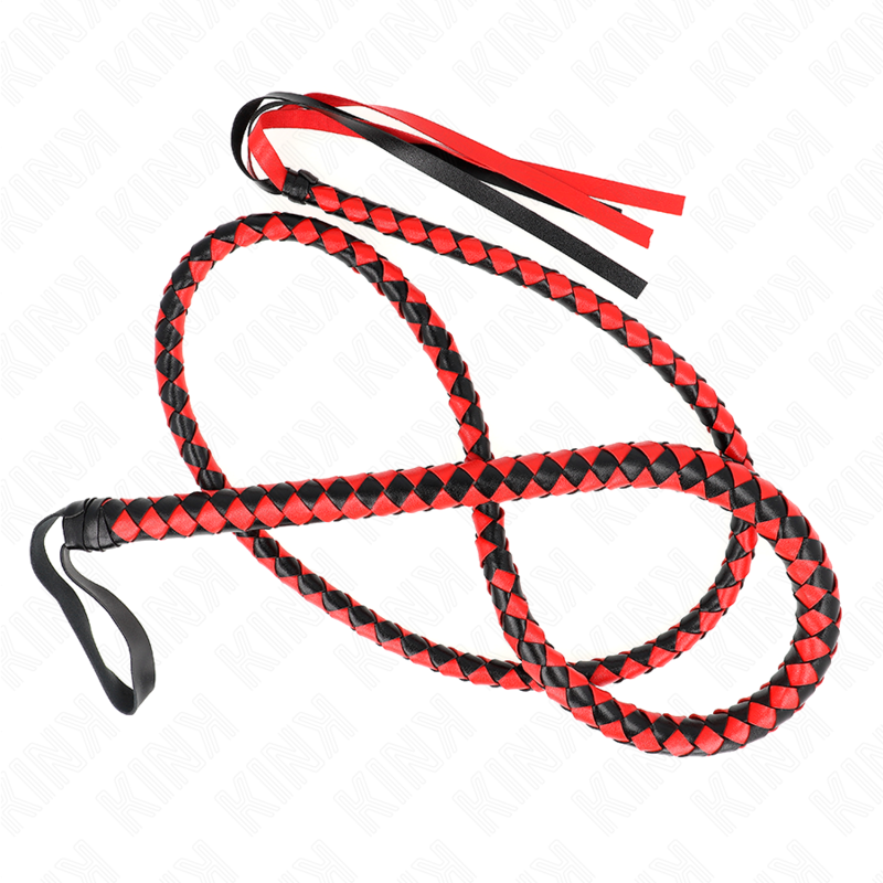 KINK – FOUET LONG SERPENT ROUGE 210 CM