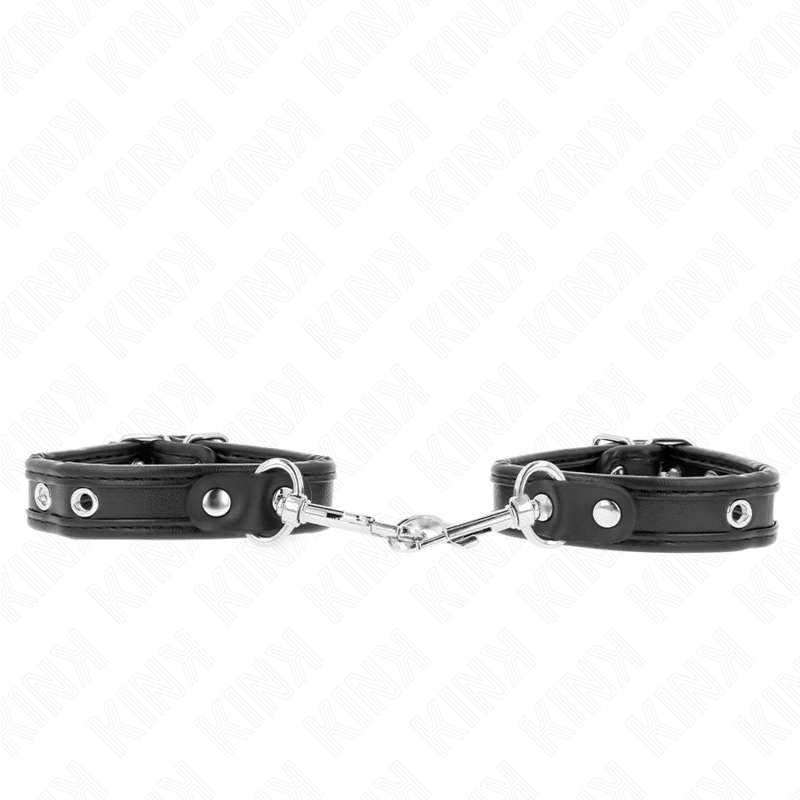 KINK – MINI BRACELETS NOIR AVEC CLOUS RÉGLABLES 16-22 CM X 2 CM